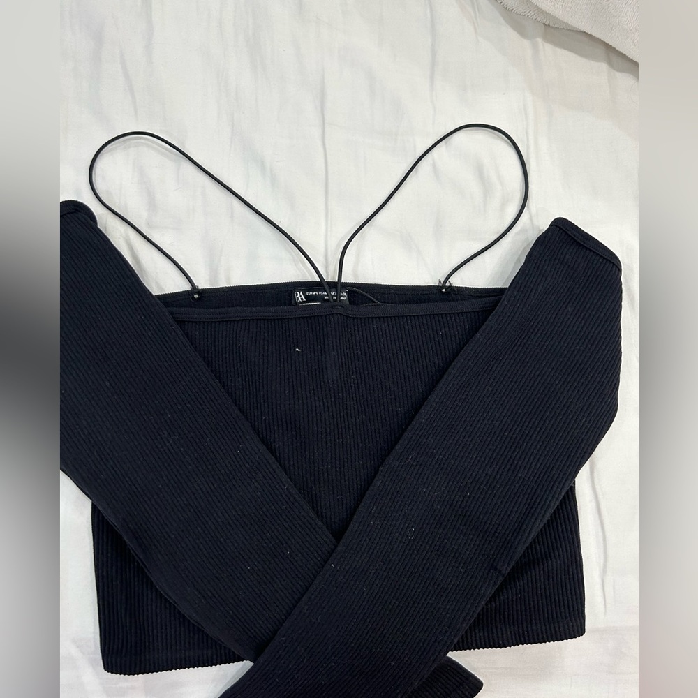 Black going out top